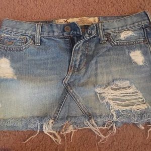 Vintage Hollister denim mini skirt