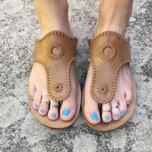 Look-alike Jack Rogers leather sandals