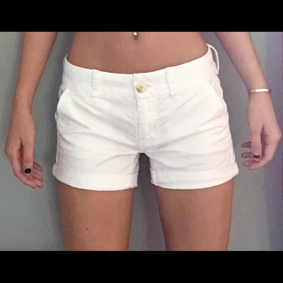 American Eagle "Stretch" White Shorts