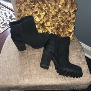 Sam Edelman - Black Suede Booties