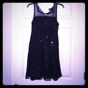 Lace sequined dress
