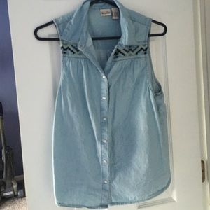 Denim top