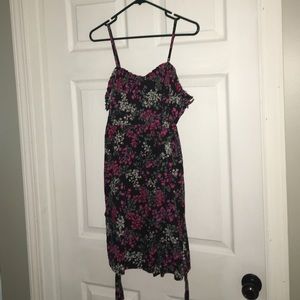 Floral spaghetti strap dress!