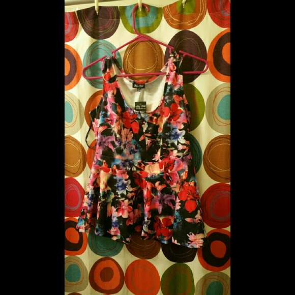 City Chic peplum top bundle