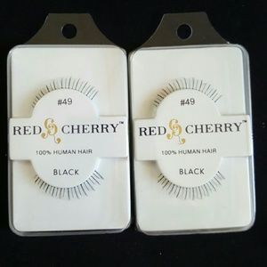 New 2 Red Cherry eyelashes #49