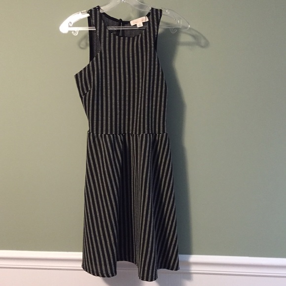 Francesca's Black and White Mini Dress