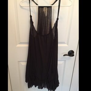 Black Free People bathing suit cover up