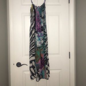 Printed tank top dress