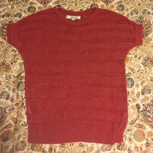 Loft short sleeve sweater