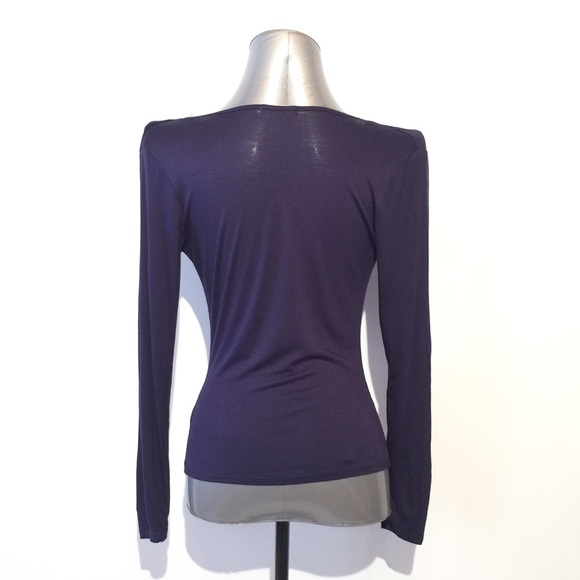 🌟30% Bundles🌟Navy Cowl Neck Long Sleeve Top - Picture 3 of 3