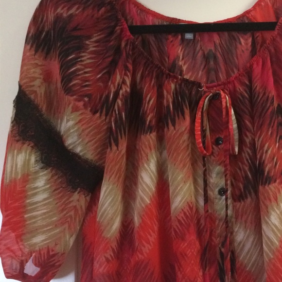 Patterned blouse - Picture 2 of 2