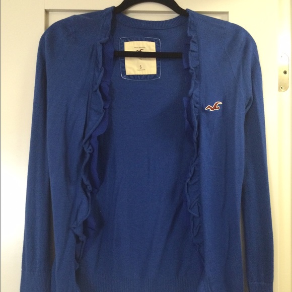 Blue cardigan
