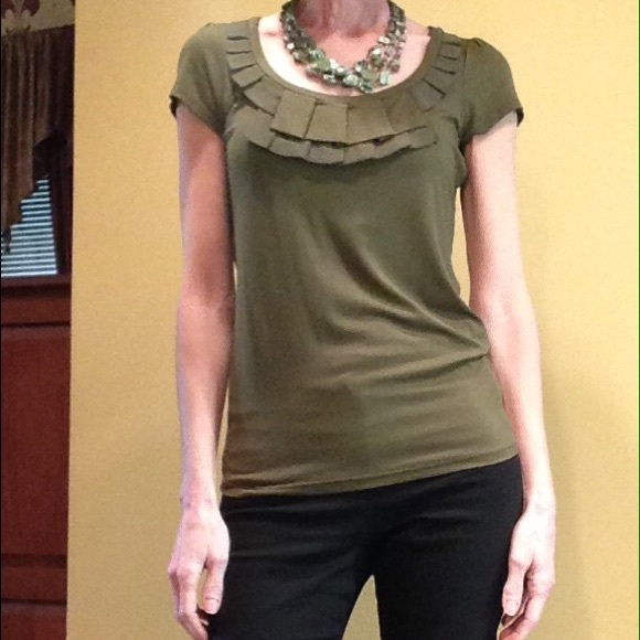 New York & Company Tops - HOLD - NWOT New York & Co ruffle top