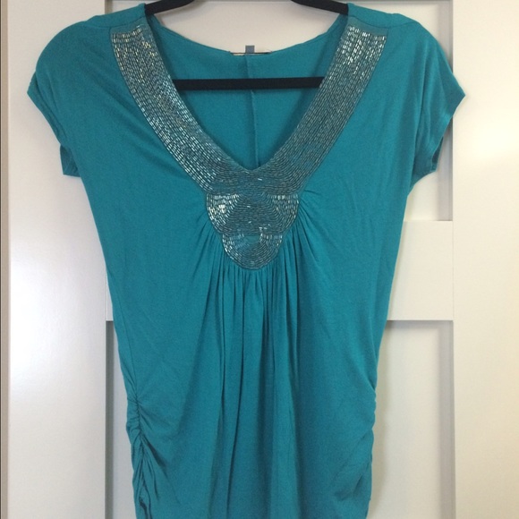 Teal shirt