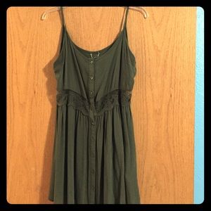 Army green dress