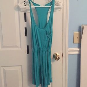 Lush teal dress