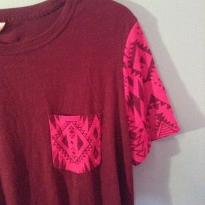 Victoria secret pink Aztec shirt