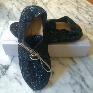 Anniel Navy Glitter Shoes