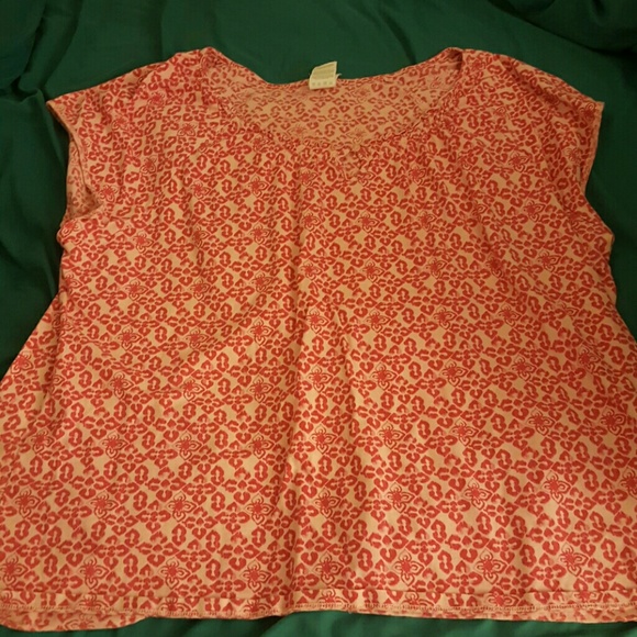 Cute plus size pink top