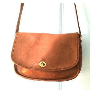Vintage coach cross body purse