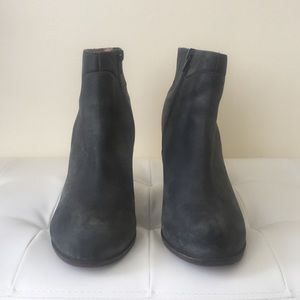 Jeffrey Campbell chunky heeled boots in dark gray