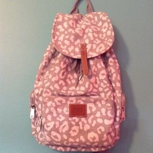 Victoria secret pink cheetah bookbag