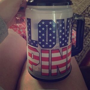 NWT! PINK Light up Chug Mug