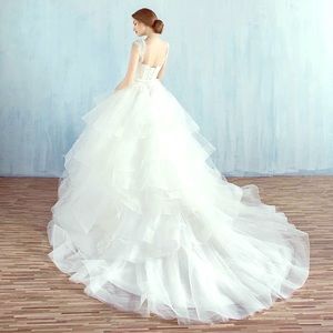 Beautiful formal wedding gown
