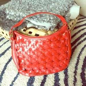 Cole Haan sample sale purse, real leather+canvas