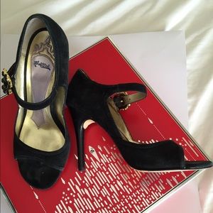 Halé Bob Suede Ankle Strap Sandals