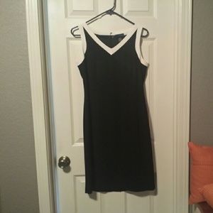 Ann Taylor black sheath dress