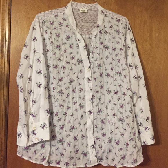 Bishop collar button up