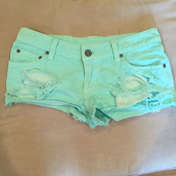 LF Carmar Mint Green Shorts