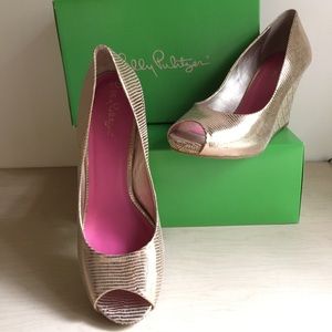 😳FLASH SALE!😳Lilly Pulitzer Resort Chic Wedge