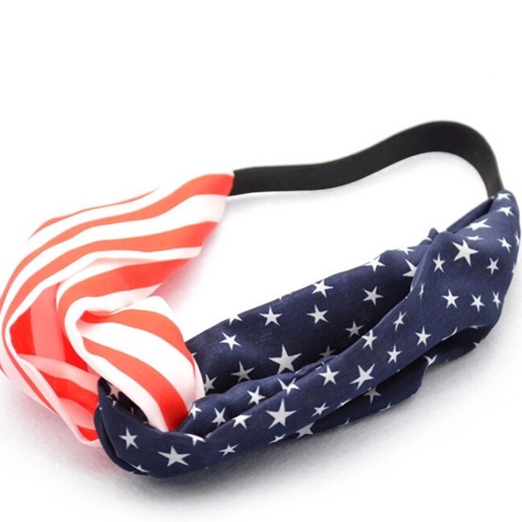 🇺🇸 American Flag Turban Headband 🇺🇸 mdw - Picture 2 of 2