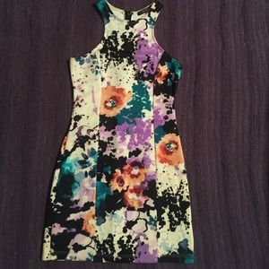 The Vintage Shop Colorful Body Con Dress