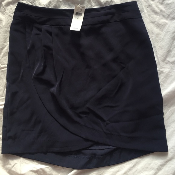 Banana Republic Navy Mini Skirt