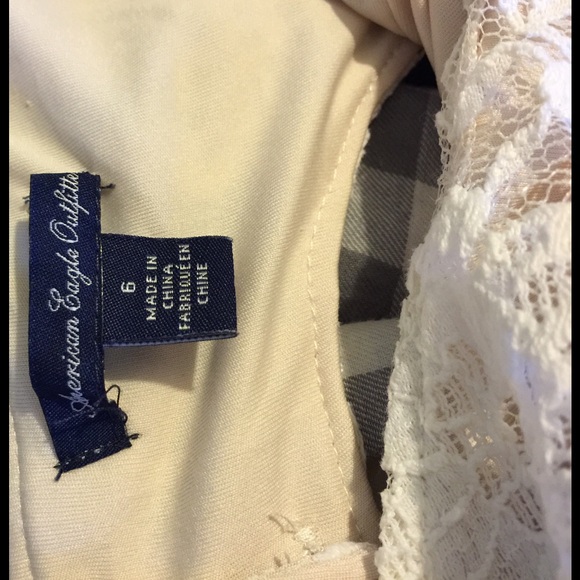 American Eagle Cream Lace Dress - Picture 3 of 4