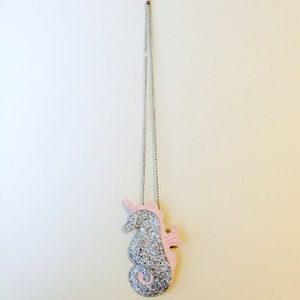 ASOS Bags - ASOS Glitter Unicorn Seahorse Flat Crossbody ASOS Bags - ASOS Glitter Unicorn Seahorse Flat Crossbody