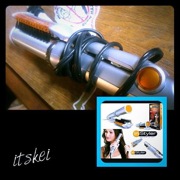 Instyler ORIGINAL Rotating Iron 1-1'4" in Silver