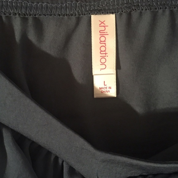 Blue Ruffle Front Lace Dress- Large - Picture 3 of 3