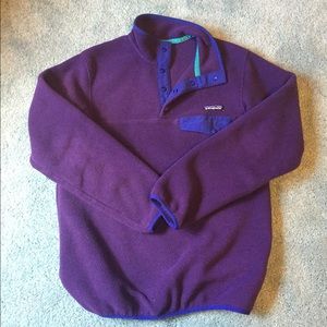 Patagonia synchilla in dark purple