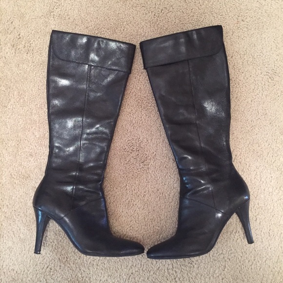 Enzo Angiolini Black Leather Boots!