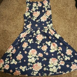 Target Navy Floral Dress