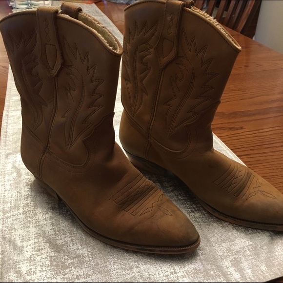 Genuine Leather Cowboy Boots