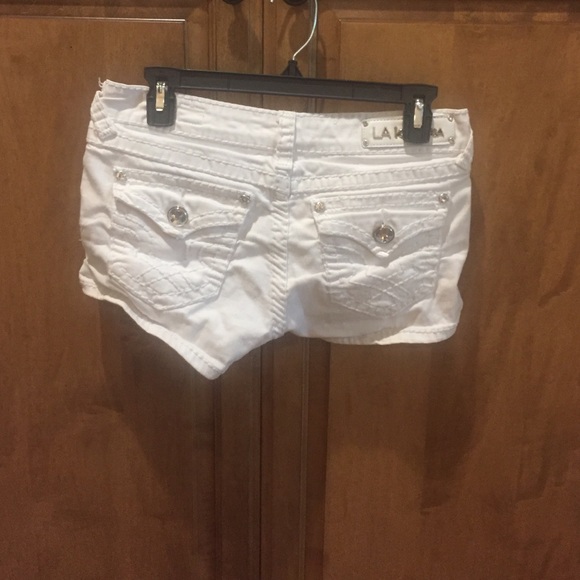White LA Idol Shorts