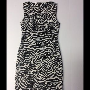 Zebra print dress