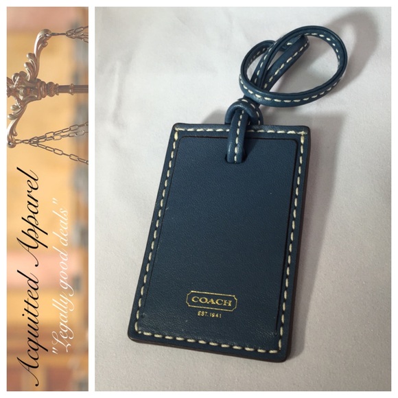 Coach Accessories - NWOT Coach Luggage Tag