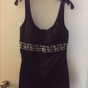 Bisou bisou ~ black pleated dress ~ size 12