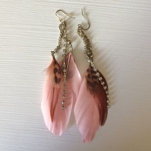 Feather earrings